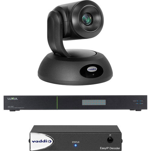 Vaddio EasyIP 20 Base Kit with Professional IP PTZ Camera - 1920 x 1080 Video (Content) - Full HD - 60 fps - 1 x Network (RJ-45) - 1 x HDMI Out - USB - Rack-mountable - TAA Compliant