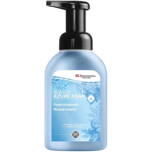 SC Johnson Foam Hand Soap, 10 fl oz, Fresh Apple Scent, Blue Pump Bottle, EcoLogo Certified