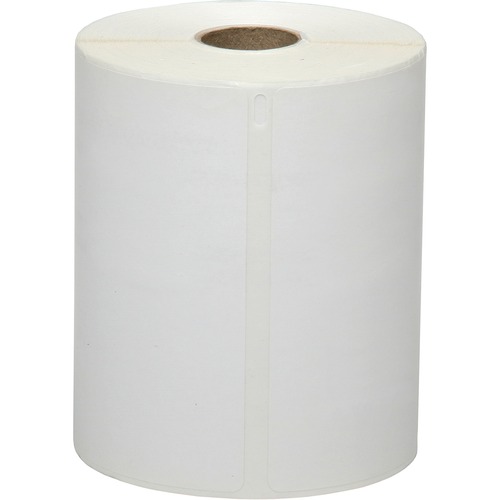 SKILCRAFT Thermal Printer XL Shipping Labels - 4" x 6" Length - Rectangle - Direct Thermal, Thermal - Black on White - Paper - 220 / Roll - TAA Compliant