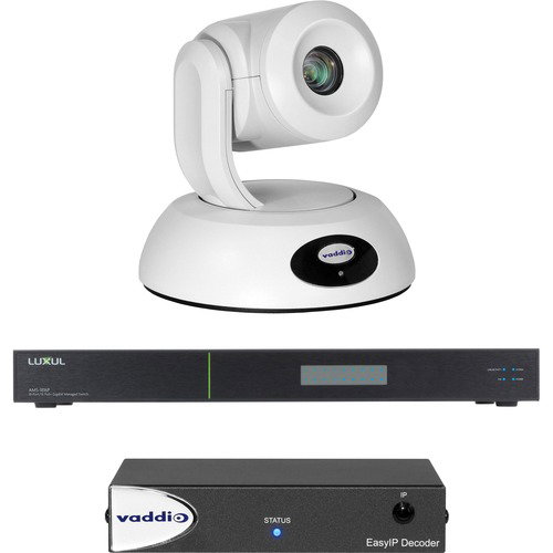 Vaddio EasyIP 20 Base Kit with Professional IP PTZ Camera - CMOS - Wall Mountable - TAA Compliant