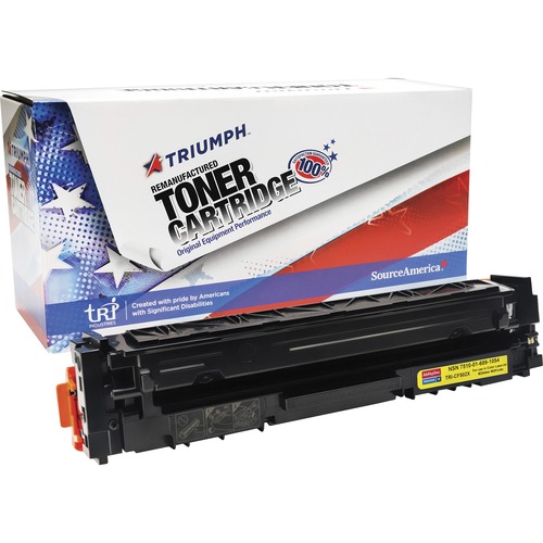 SKILCRAFT Remanufactured Laser Toner Cartridge - Alternative for HP 202X - Yellow - 1 / Carton - 2500 Pages