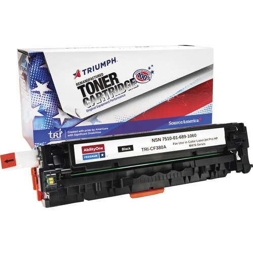 SKILCRAFT Remanufactured Laser Toner Cartridge - Alternative for HP 312A - Black - 1 / Carton - 2400 Pages