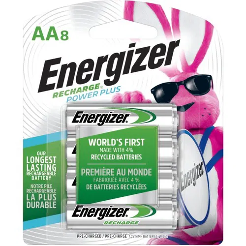 Energizer AA Nickel Metal Hydride (NiMH) Rechargeable Battery, 2300 mAh, Pre-Charged, for High-Drain Devices