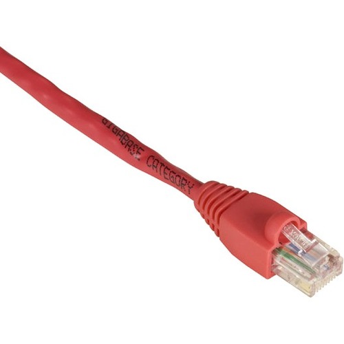 Black Box Cat. 5e UTP Crossover Cable - RJ-45 Male - RJ-45 Male - 6ft - Red