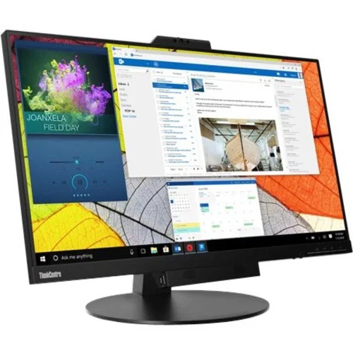 Lenovo ThinkCentre TIO27 27" Webcam WQHD WLED LCD Monitor - 16:9 - Black - 27" Class - In-plane Switching (IPS) Technology - 2560 x 1440 - 16.7 Million Colors - 350 Nit - 4 ms - 60 Hz Refresh Rate - HDMI - DisplayPort