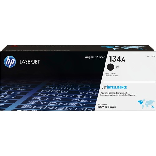 HP 134A (W1340A) Toner Cartridge, Black, 1,100 Page Yield, JetIntelligence, for LaserJet M209 Series, MFP M234 Series