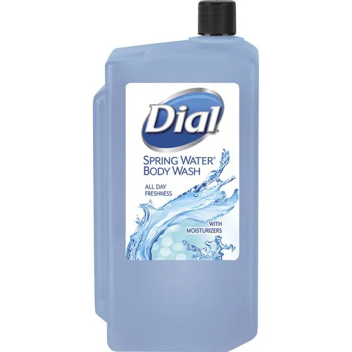 Dial Body Wash Refill, Spring Water Scent, 1.06 qt, Antibacterial, Moisturizing, Residue-Free, for Dial Liquid Soap Dispenser