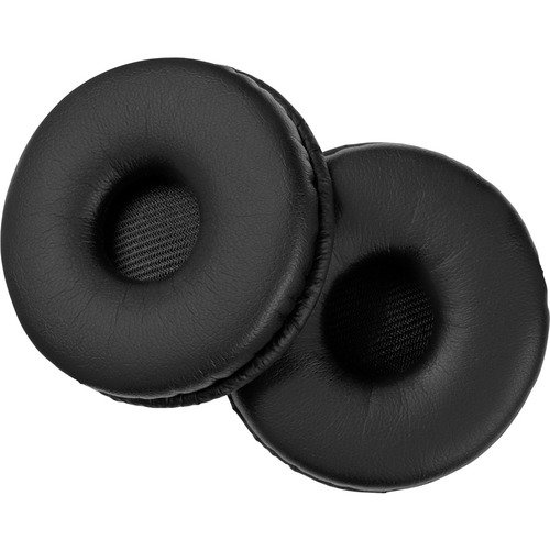 EPOS Leatherette Ear Pads - 2 Piece - Black - Leatherette - Large