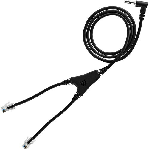 EPOS 3,5mm Electronic Hook Switch Cable CEHS-MB 01 - Mini-phone Audio Cable for Audio Device, Mobile Phone, Headset, Electronic Hook Switch - First End: 1 x Mini-phone Audio - Male