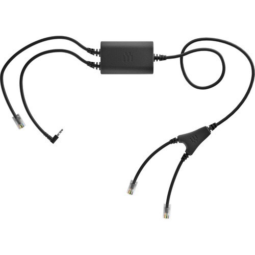 EPOS Panasonic Cable f. Electron. Hook Switch CEHS-PA 01 - 3.26 ft Mini-phone/RJ-9 Phone Cable for Phone, Headset, Electronic Hook Switch - First End: 1 x Mini-phone Audio - Male, 1 x RJ-9 Phone - Male - Second End: 2 x RJ-9 Phone - Male