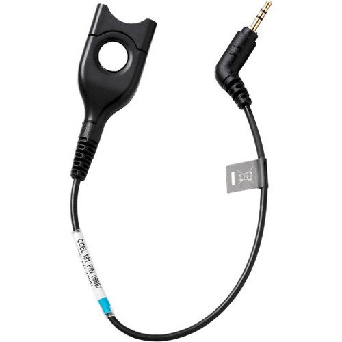 EPOS Standard Bottom Cable, ED to 2.5 3 Pole - Easy Disconnect/Sub-mini phone Audio Cable for Audio Device - First End: 1 x Easy Disconnect - Second End: 1 x Sub-mini phone - Male