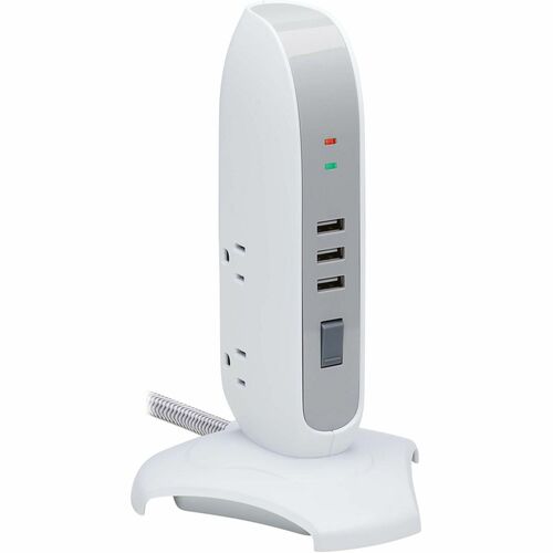 Tripp Lite series TLP66USB 5-Outlet Surge Suppressor/Protector - 5 x NEMA 5-15R, 4 x USB - 1800 VA - 1200 J - 120 V AC Input - 6 ft