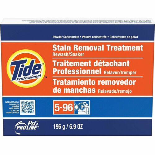 Tide Laundry Cleaner, Pro, 7.6 oz Powder Concentrate, Unscented, for HE Front-Loaders, 14/CT