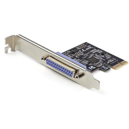 StarTech.com 1-Port Parallel PCIe Card, PCI Express to Parallel DB25 LPT Adapter Card, Desktop Expansion Controller for Printer, SPP/ECP - Parallel PCIe card controller w/ DB25 parallel port - SPP/Byte/ECP modes - Works w/ IEEE 1284 up to 2.5Mbps - Printe