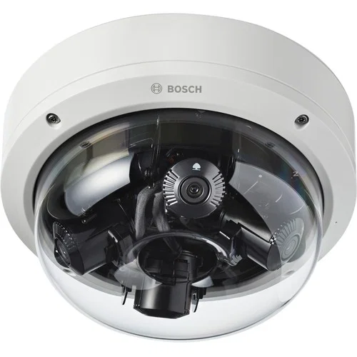 Bosch FlexiDome NDM-7703-A 20 Megapixel Indoor/Outdoor Network Camera - Color, Monochrome - 1 Pack - Dome - TAA Compliant - H.265, H.265 (HEVC), H.264, MJPEG - 2592 x 1944 - 3.70 mm- 7.70 mm Zoom Lens - 2.3x Optical - CMOS - Wall Mount, Pipe Mount, Pendan