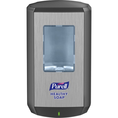 Purell, Liquid Soap Dispenser, Wall-Mount, CS8, 1.27 qt Capacity, Automatic, Gray ABS Plastic, Sight Window, ADA Compliant