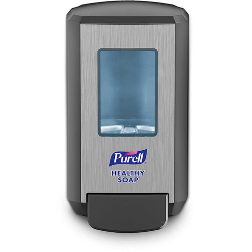 Purell Soap Dispenser, Wall-Mount, Manual, 1.32 Qt Capacity, Site Window, ADA-Compliant, Gray ABS Plastic, for 1250 mL Refills
