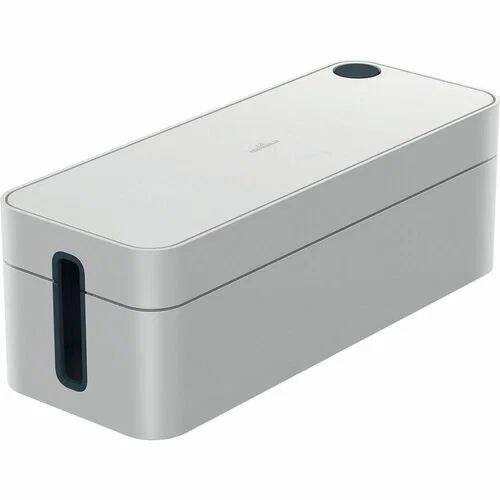 DURABLE CAVOLINE BOX L, Gray - Cable Box - Gray - Plastic - 1 Each