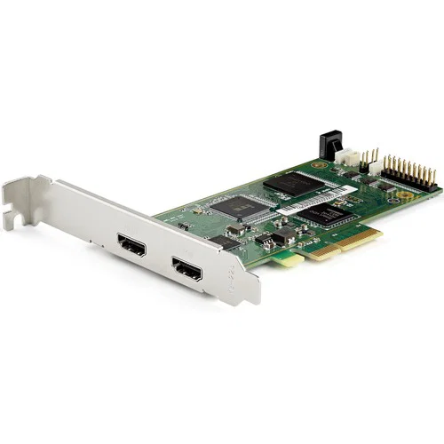 PCIe HDMI Capture Card, 4K 60Hz PCI Express HDMI 2.0 Capture Card w/ HDR10, PCIe x4 Video Recorder/Live Streaming for Desktop - PCIe HDMI capture card to record 4K video to desktop PC - HDMI 2.0/4096×2160p 60fps/HDR10/2ch audio/H.264 (MPEG-4) - Use w/incl