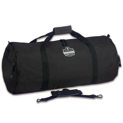Ergodyne Carrying Case, Arsenal Small Duffel, 12" x 23" x 12", 600D Polyester, Black, Water-Resistant, Padded Shoulder Strap, 2 Zip Pockets