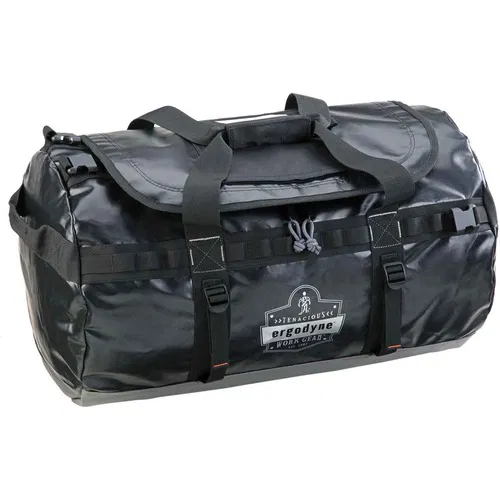 Ergodyne Arsenal Carrying Case, Large, Water-Resistant, 1000D Poly Mesh, Convertible Duffel/Backpack, Black, 18.5" W x 31" D x 18.5" H