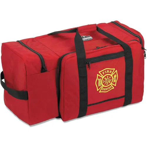 Ergodyne Carrying Case, Fire and Rescue, Arsenal 5005, Large, 31.4 gal (119 L), 15 in x 15 in x 30 in, Red, 1000D Nylon