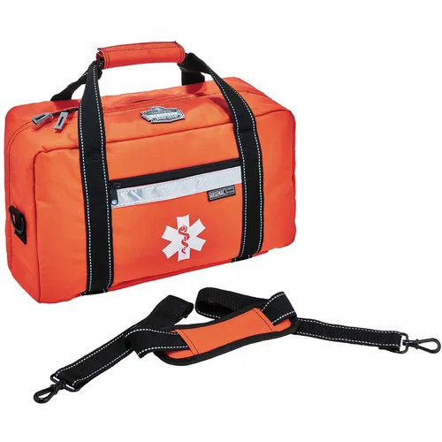 Ergodyne Responder Trauma Bag, Arsenal, Small, 600D Polyester, Reflective Trim, ID Card Window, 7.5" x 16.5" x 10", Orange