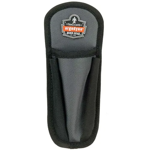 Ergodyne Arsenal Knife Holder, Belt-Mount, Ballistic Polyester, Stainless Steel Clip, Reinforced Opening, Fits Most Utility Knives, Gray