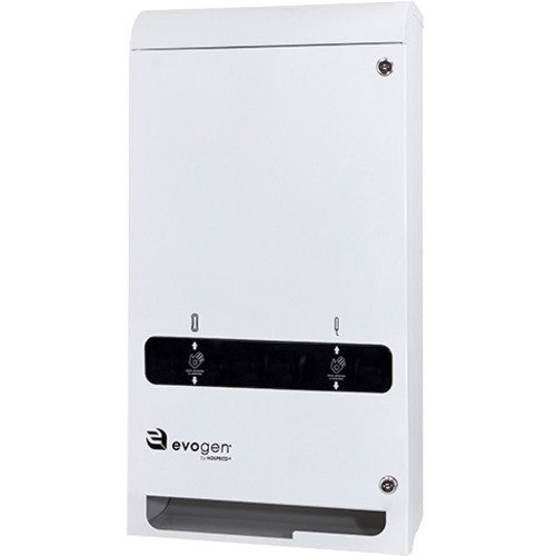 Hospeco Evogen EV3 No-Touch Menstrual Care Dual Vendor (EVNT3) - White - Metal - 1 Each