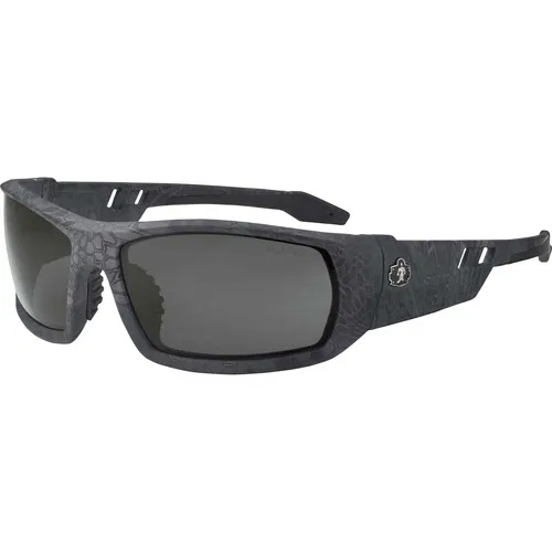 Ergodyne Skullerz Odin-PZ Safety Glasses, Polarized Smoke Lens, Kryptek Typhon Nylon Frame, UV Protection