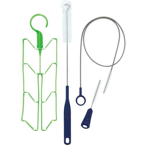 Ergodyne, Cleaning Kit, Hydration Pack, Chill-Its, Tube & Bite-Valve Brushes, Blue, 19" x 7.5" x 1"