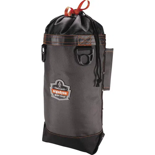 Ergodyne Arsenal Topped Bolt Bag Tool Pouch, Tall, Top-Loading Drawstring, 5" W x 10" D x 13" H, 1680D Ballistic Polyester, Gray, ANSI/ISEA 121