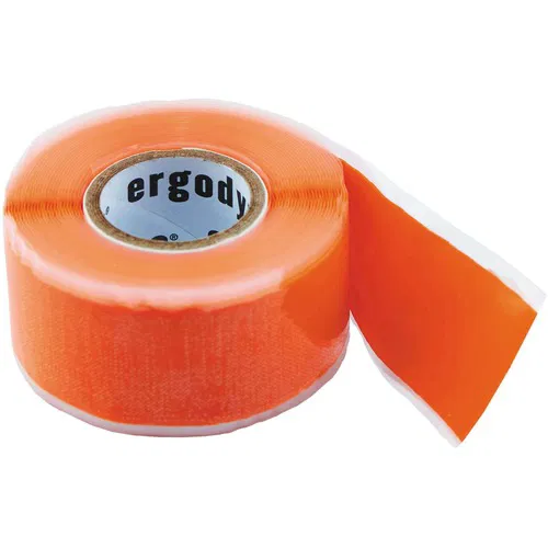 Ergodyne Self-Adhering Tool Attachment Tape, Squids, 12 ft, 2.5" W, Fiberglass, Orange, 15 lb Capacity, for Tools