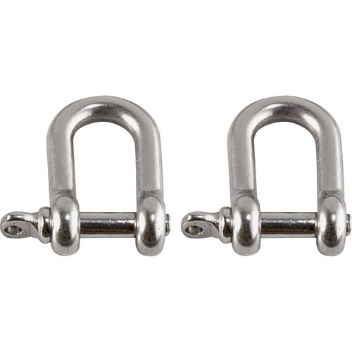 Ergodyne 3790 Tool Shackle (2-Pack) - 0.5" Height x 4.5" Width - Stainless - Stainless Steel - 2 / Pack