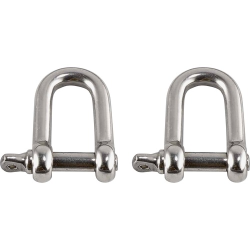 Ergodyne 3790 Tool Shackle (2-Pack) - 0.5" Height x 4.5" Width - Stainless - Stainless Steel - 2 / Pack