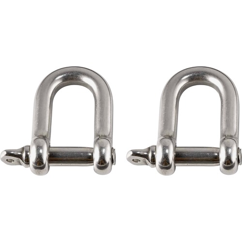 Ergodyne 3790 Tool Shackle (2-Pack) - 0.6" Height x 4.3" Width - Stainless - Stainless Steel - 2 / Pack