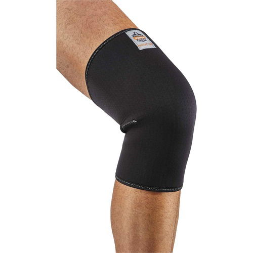 Ergodyne, Knee Support, ProFlex 600, Single-Layer Neoprene Sleeve, XL 16" to 18" Knee Circumference, Black