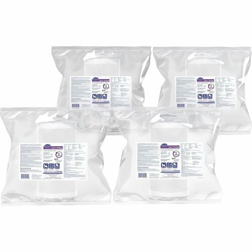 Diversey Disinfectant Wipes, Nonporous Surfaces, Oxivir, 6" x 7", 160/Bag, 4/CT, 60-Second Disinfect, VOC-Free