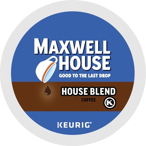 Maxwell House K-Cup House Blend Coffee - Compatible with Keurig Brewer - Medium - K-Cup - House Blend - 24 / Box