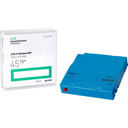 HPE LTO-Ultrium 9 Data Cartridge - LTO-9 - Rewritable - Labeled - 18 TB (Native) / 45 TB (Compressed) - 3395.67 ft Tape Length - 20 Pack
