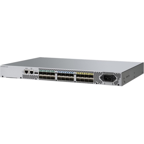 HPE SN3600B Fibre Channel Switch - 24 Ports - 16 Gbit/s - 24 Fiber Channel Ports - 24 x Total Expansion Slots - Rack-mountable - 1U