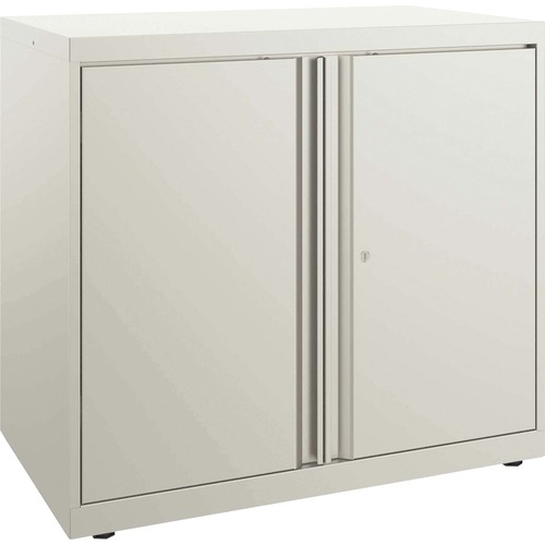 HON Flagship Storage Cabinet, 30" D x 28" H, All-Metal, Loft, Interchangeable-Core Lock, Leveling Glides, Modular