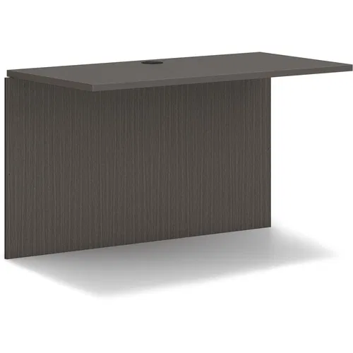 HON Bridge, Workstation, Mod Series, 48" W x 24" D x 29" H, Slate Teak Laminate, Scratch-Resistant, for Desk Shells