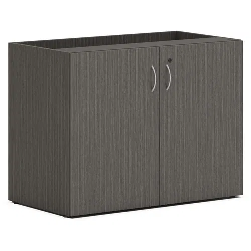 HON Storage Cabinet, Workstation, Mod, Slate Teak Laminate, 36" W x 20" D x 29" H, Scratch-Resistant