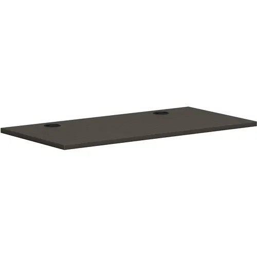 HON Mod Work Surface, 48" W x 24" D, Slate Teak Laminate, Scratch/Spill/Stain Resistant