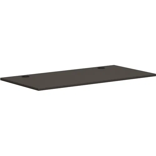 HON Mod Work Surface, 60" W x 30" D, Slate Teak Laminate, Scratch, Spill, Stain Resistant