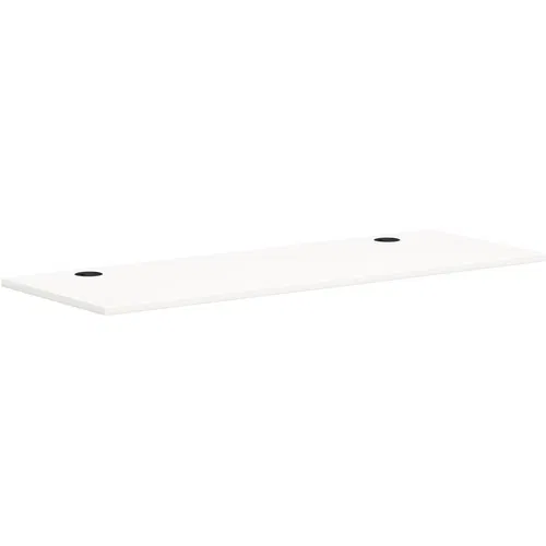 HON Work Surface, Mod, 66" x 24", Laminate, Simply White, Scratch-Resistant, Spill-Resistant, Stain-Resistant