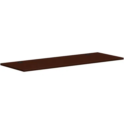 HON Work Surface, Mod Series, 66" x 24", Traditional Mahogany Laminate, Scratch-Resistant, Spill-Resistant