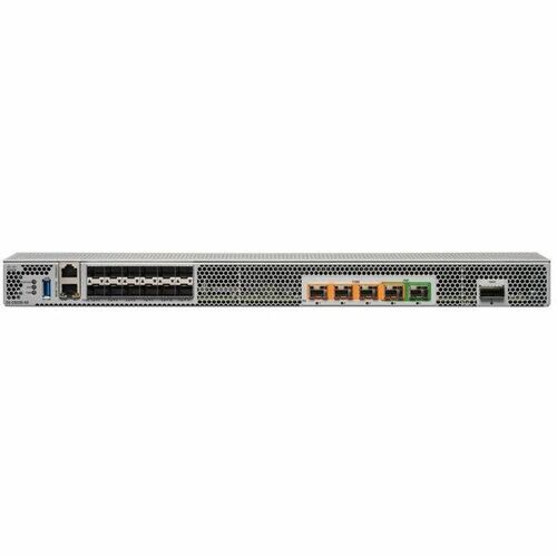 HPE SN6640C 32Gb 18-port FC/FCIP Multiservice Switch - 18 Ports - 32 Gbit/s - 12 Fiber Channel Ports - 5 x RJ-45 - Gigabit Ethernet, 10 Gigabit Ethernet, 40 Gigabit Ethernet - Rack-mountable - 1U