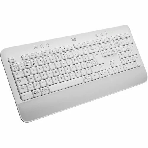 Logitech Signature K650 (Off-white) - Wireless Connectivity - Bluetooth/RF - 32.81 ft - PC, Mac - AA Battery Size Supported - Off White